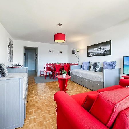 Pied-A-Terre In Crans-Montana, Pool And View - Swiss Alps Daire Dış mekan fotoğraf